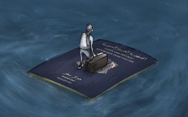 لاجئون سوريون يحلمون بأوروبا وجهة لهم