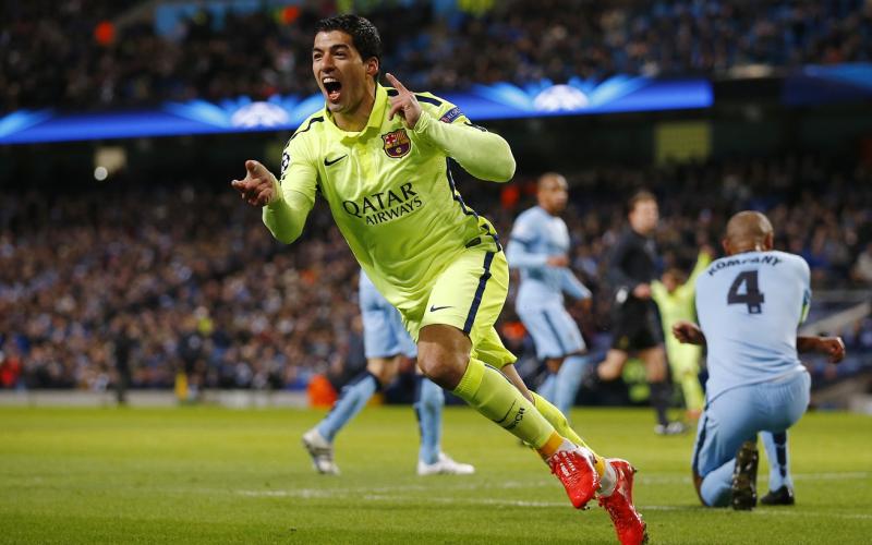 سواريز يقود برشلونة للفوز على المان سيتي – تقرير صوتي