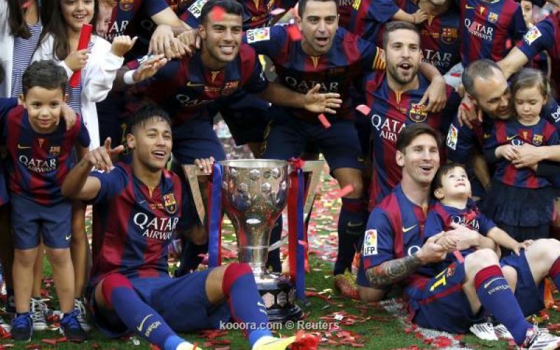 "البرشا" بطلا للدوري الإسباني