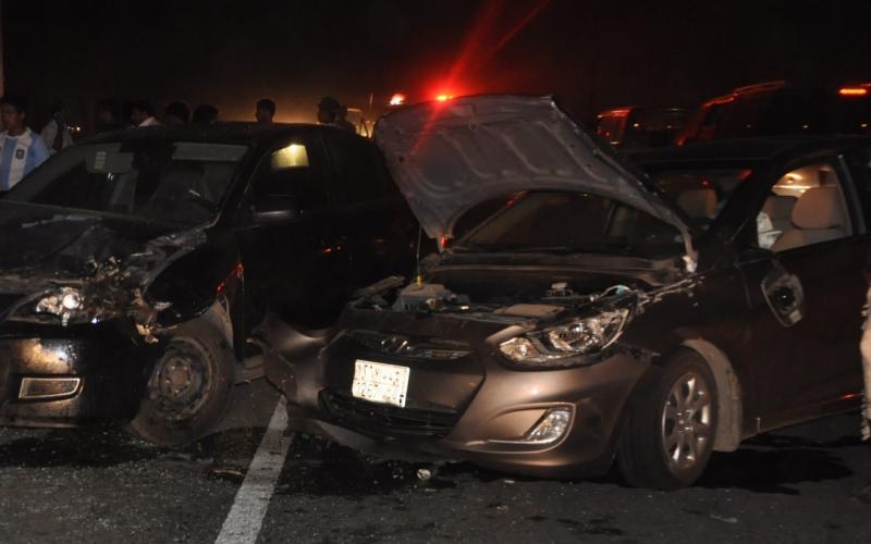 الزرقاء: 4 إصابات بحادث تصادم