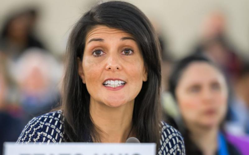 هايلي تهدد المصوتين بشأن القدس