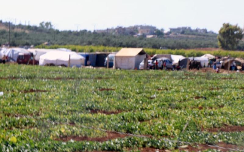 160 ألف نازح سوري يعانون أزمة إنسانية قرب حدود الأردن (صور)