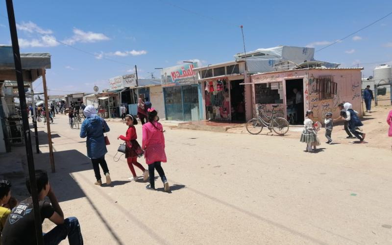 مخيم الزعتري للاجئين السوريين 