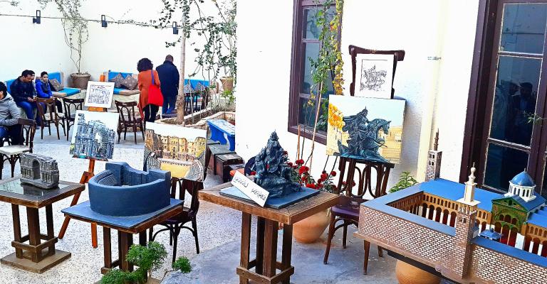 المعرض الفني "سورية تاريخ وحضارة" – تصوير فراس اللباد