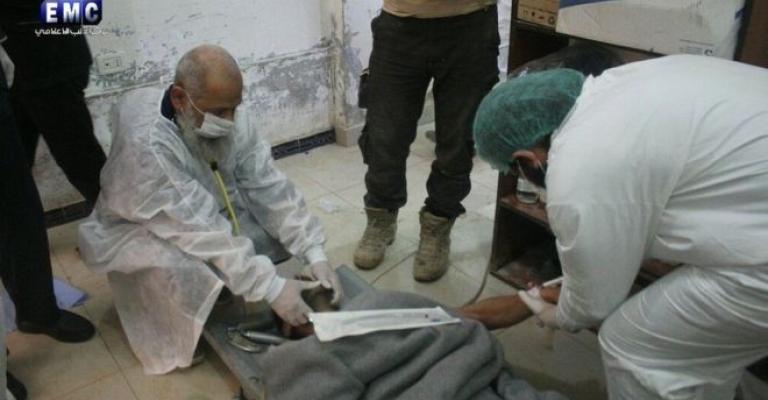 ادلب: مقتل 58 شخصا بهجوم يشتبه أنه بأسلحة كيميائية