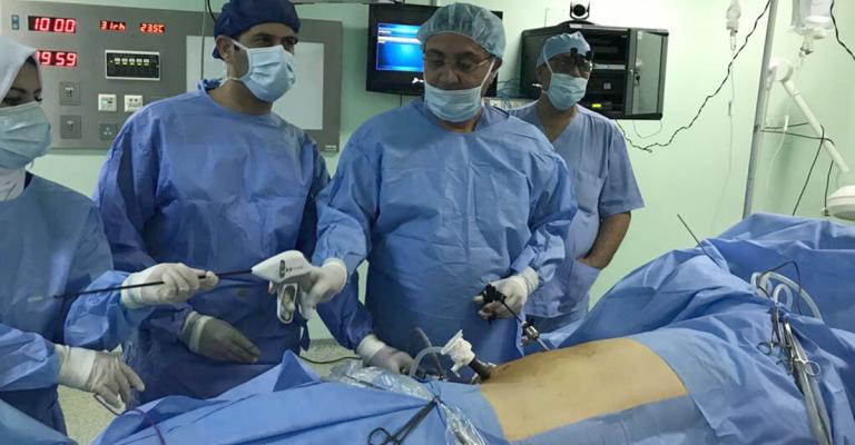 استئصال كلية بواسطة المنظار الجراحي لأول مرة في البشير