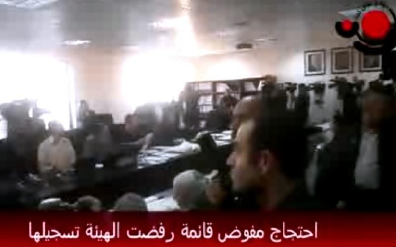 فيديو- مشادة كلامية في الهيئة المستقلة مع أعضاء إحدى القوائم