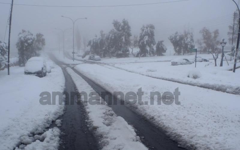 عمان بالأبيض (صور وفيديو)