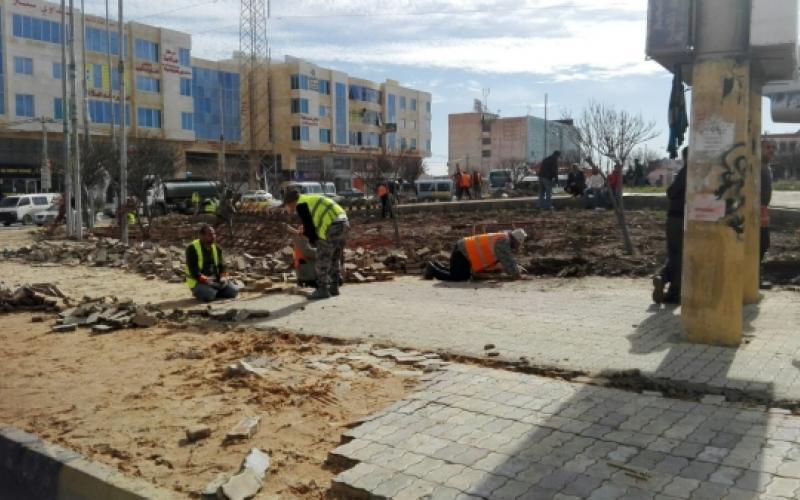 استئناف العمل بمشروع مجمع سفريات إربد الجنوبي