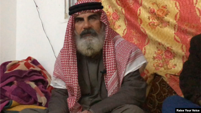 مظفر عزير، من محافظة ميسان، أحد شيوخ الصابئة المندائية في الأردن