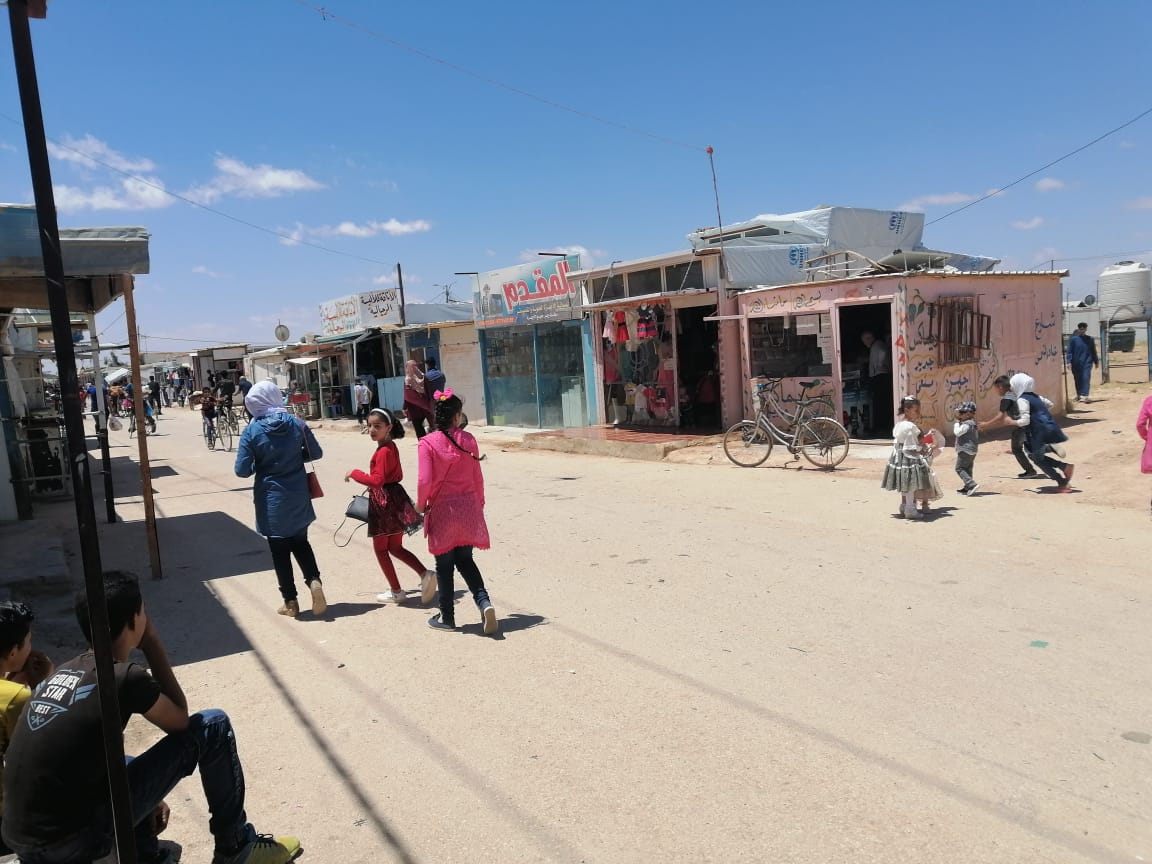 مخيم الزعتري في ثاني أيام عيد الفطر 