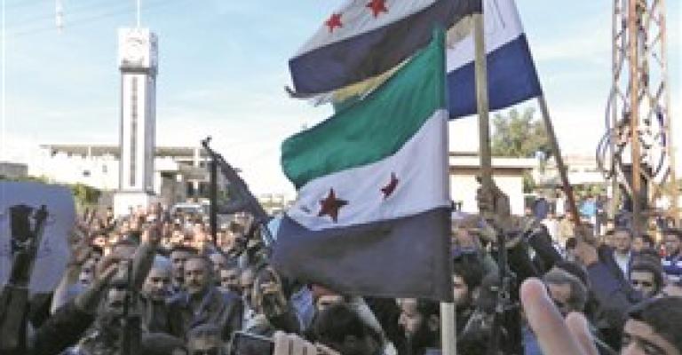 الثورة السورية تتسلم أول سفارة لها في قطر 