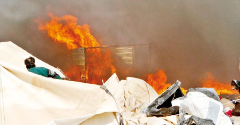 وفاة لاجئين سوريين نتيجة حريق بالزعتري 