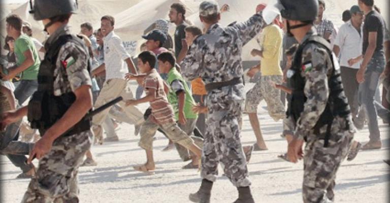 طعن أحد رجال الدرك بالزعتري