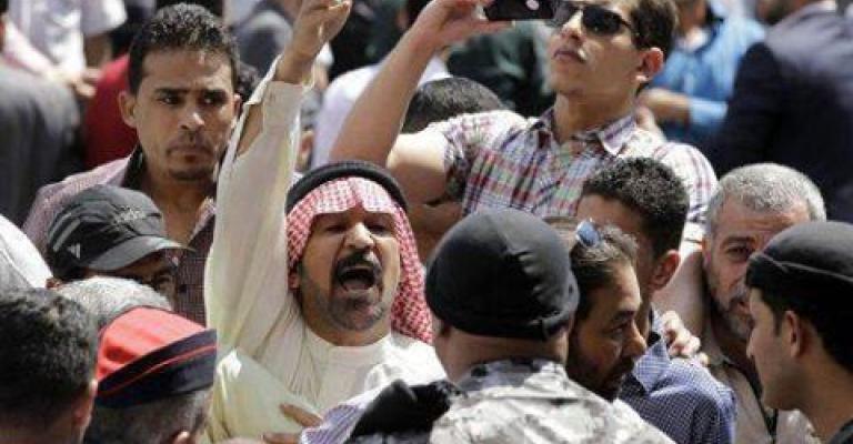 حراك الهاشمية يعتصم أمام المخابرات للمطالبة بالافراج عن أبو سويلم