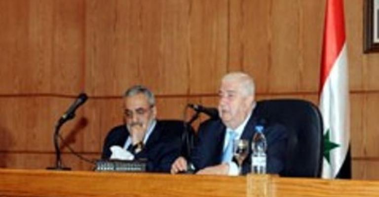 المعلم: أعداء سورية يحضرون جبهة الأردن بدلا من تركيا