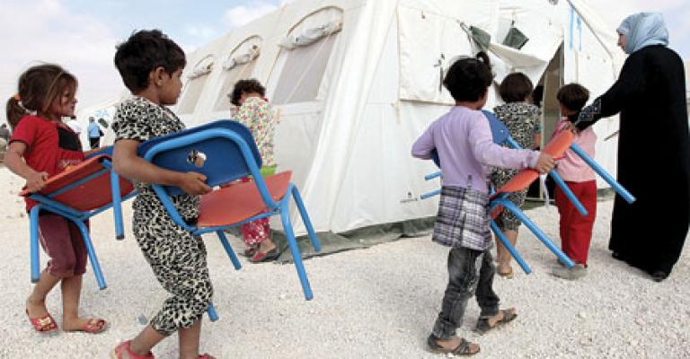 تقرير: نصف لاجئي الزعتري من الأطفال.. طي النسيان