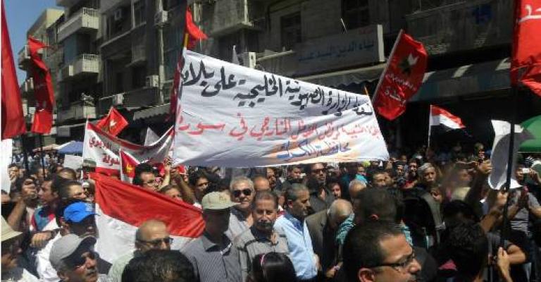 قوات الدرك تفض مسيرة الحسيني بعد اشتباكها