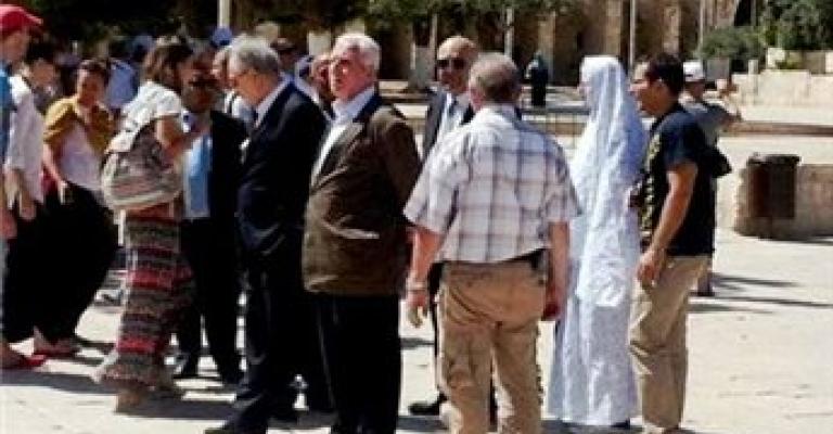 "فتح" تستنكر الاعتداء على وفد أردني في الأقصى