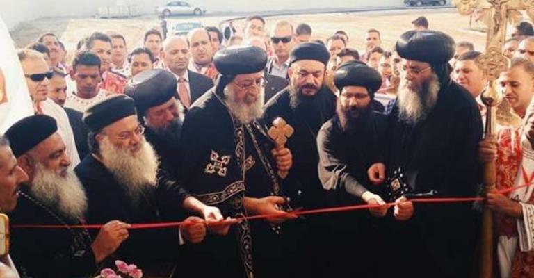 البابا تواضروس يفتتح كنيسة في محافظة مأدبا