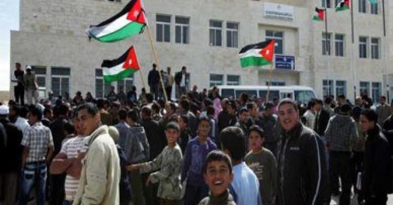 Student march in Irbid calls on Bdran to resign