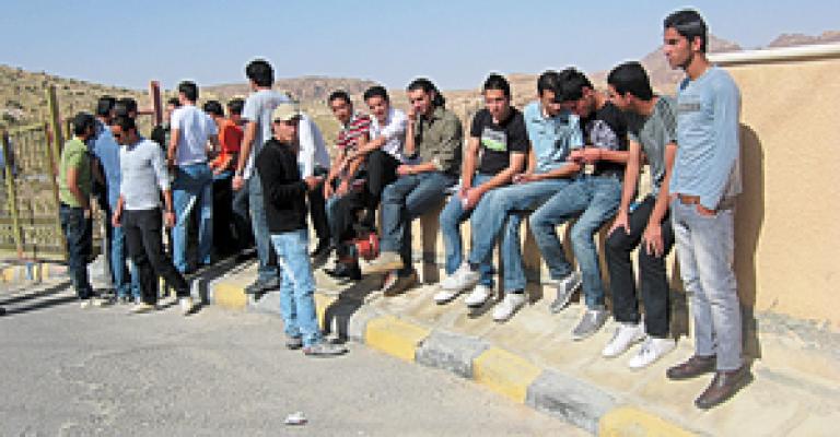 اعتصام لطلاب الآثار في وادي موسى