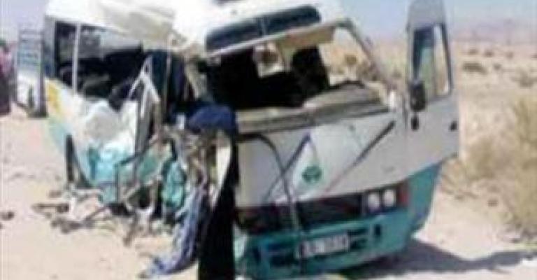 ارتفاع ضحايا حادث الطريق الصحراوي إلى 6 وفيات و36 إصابة
