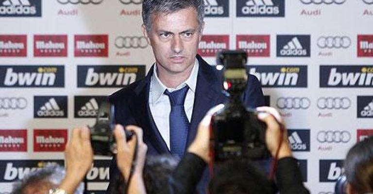 Real Madrid present Jose Mourinho as new coach  