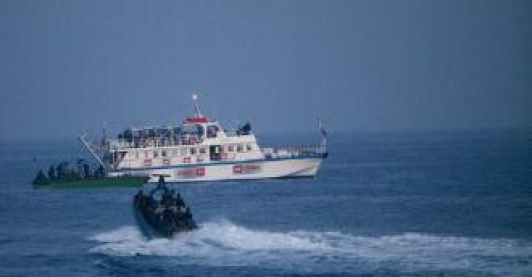 شرطيات إسرائيليات يتدربن على مواجهة سفينة كسر الحصار النسائية 