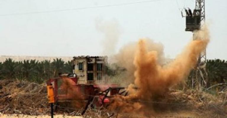 استمرار إسرائيل بإزالة الألغام مع الحدود الأردنية