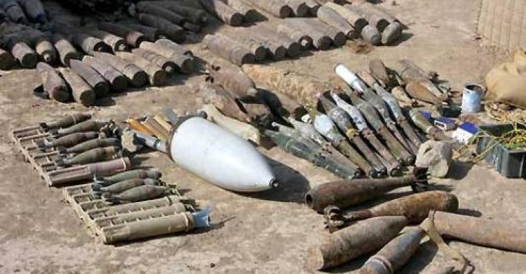 تفجير ذخائر عثر عليها في النصر 