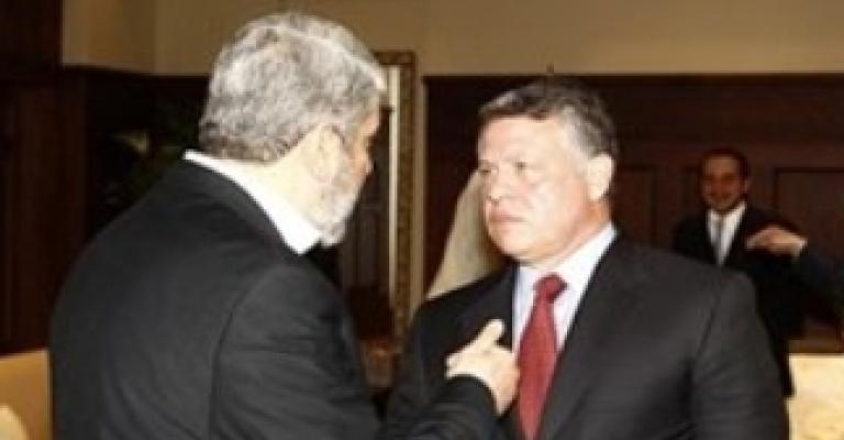 مشعل للملك: حماس ترفض كل مشاريع الوطن البديل