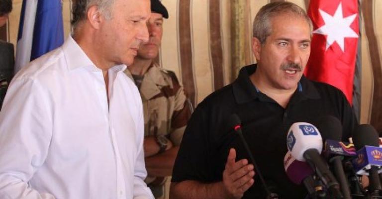 فابيوس من الزعتري: لن نقدم دعما عسكريا للجيش الحر