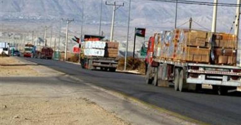 اغلاق المعبر التجاري في جسر الملك حسين 