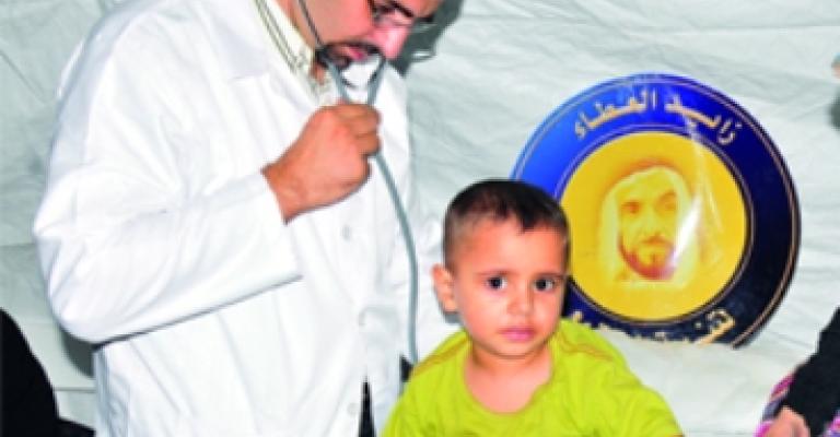 افتتاح مستشفى ميداني إماراتي للاجئين السوريين