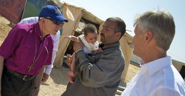 المطران يونان: أوضاع السوريين في الزعتري مقبولة ولكنهم.. لاجؤون المطران يونان: أوضاع السوريين في الزعتري مقبولة ولكنهم.. لاجؤون
