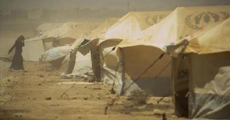 الاحوال الجوية تعمق المأساة في الزعتري- فيديو 