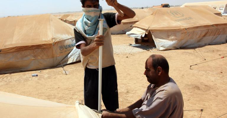 مخيم جديد للاجئين السوريين في الزرقاء 