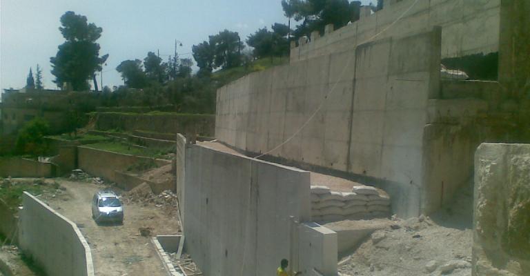  84 ألف دينار كلفة أعمال جدران استنادية بالعاصمة 