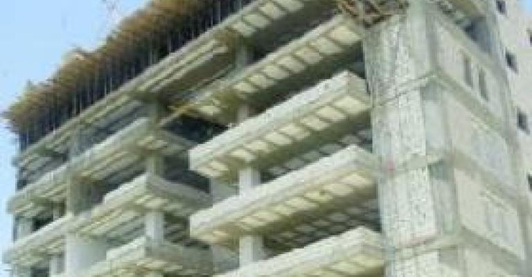 3.4 بالمئة ارتفاع مساحة البناء مقارنة بالعام 2011 