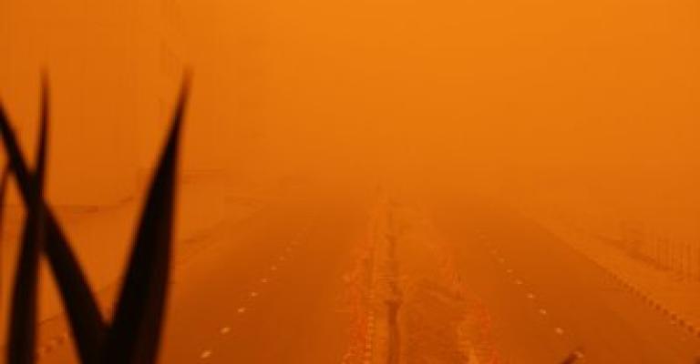 طريق معان القويرة وادي اليتم العقبة مغلق تماما بسبب الامطار 