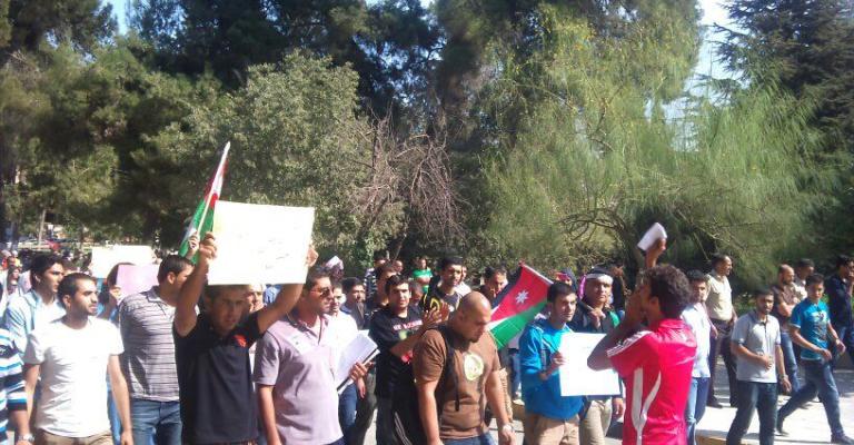 الاردنية: مسيرة للإفراج عن معتقلي الحراك  