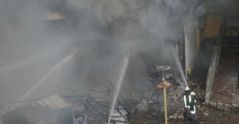 6 إصابات بحريق مخبز في اربد