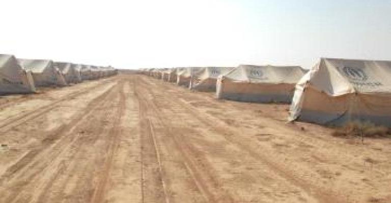 انجاز 25 بالمئة من الاعمال في مخيم مريجب الفهود