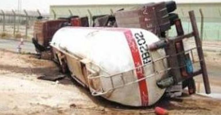 تدهور صهريج نفط خام في منطقة النقب