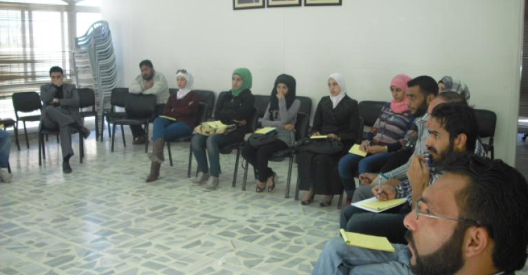 الاعلام المجتمعي تدرب سوريين على مهارات العمل الصحفي 