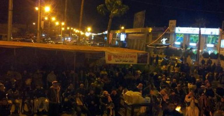 معان: اعتصام مفتوح في "ميدان الحرية" فيديو