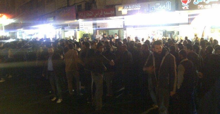 انتهاء مسيرة دوار فراس قبل الوصول للداخلية