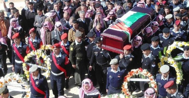 تشييع جثمان الملازم السعيدات