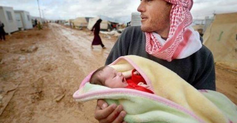 مولود جديد في مخيمات اللجوء
